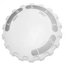 Botão do  Damper Termostato Geladeira Brastemp Consul 326064977